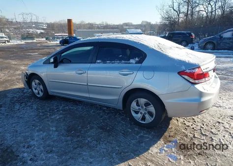 2013 Honda Civic Lx from USA, damaged, VIN 2HGFB2F55DH580576